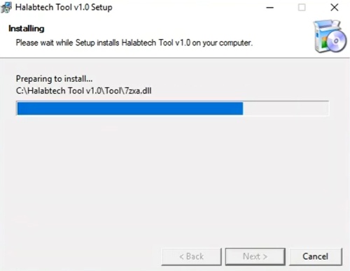 Preparing to Install Halabtech Tool