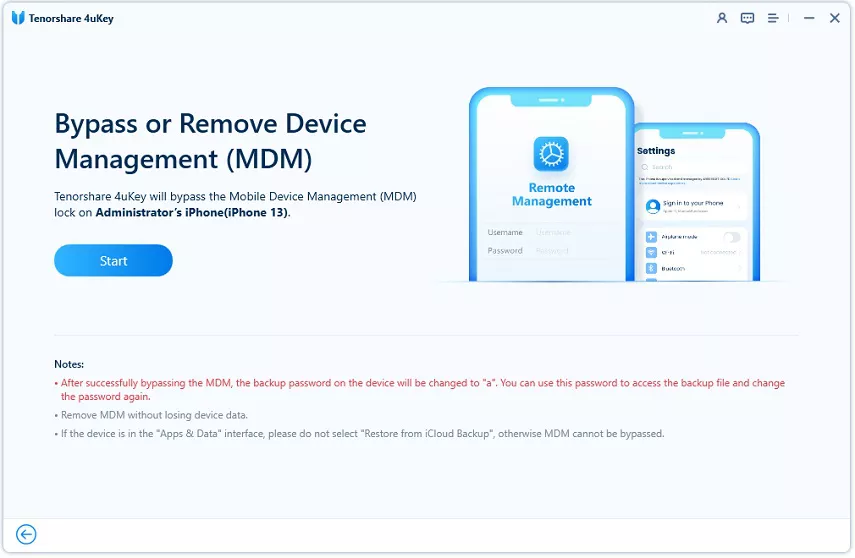 4ukey-start-remove-mdm
