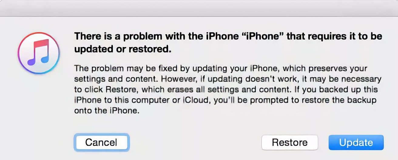 factory reset with itunes