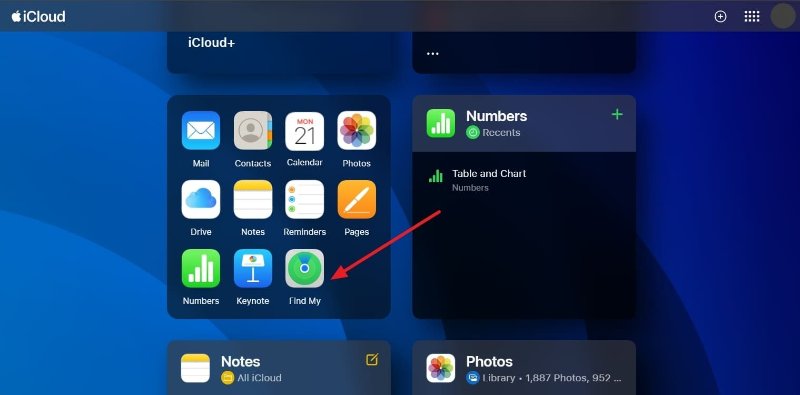 icloud find my
