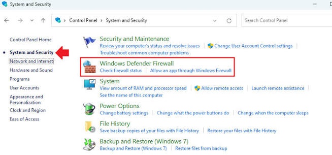Allow App Through Windows Defender Firewall