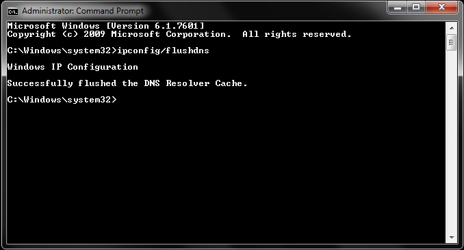 Command to Flush Dns Cache