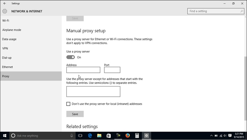 Disable Unneeded Proxy and Restart Tool