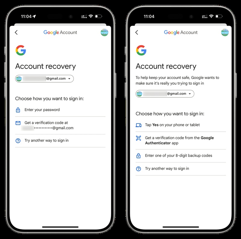 Follow Prompts to Reset Google Password