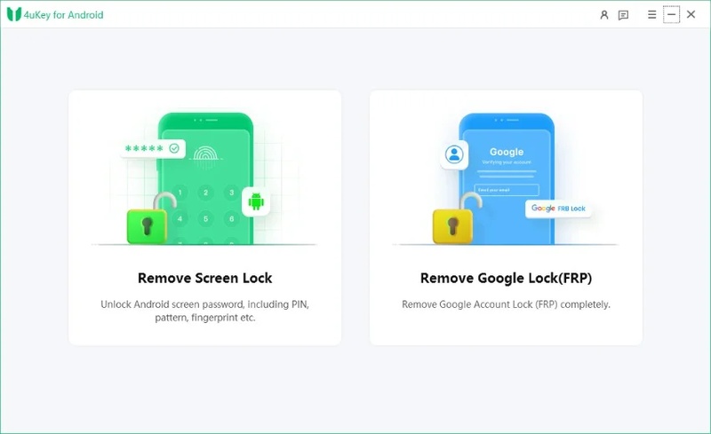 Install 4ukey and Connect Locked Samsung