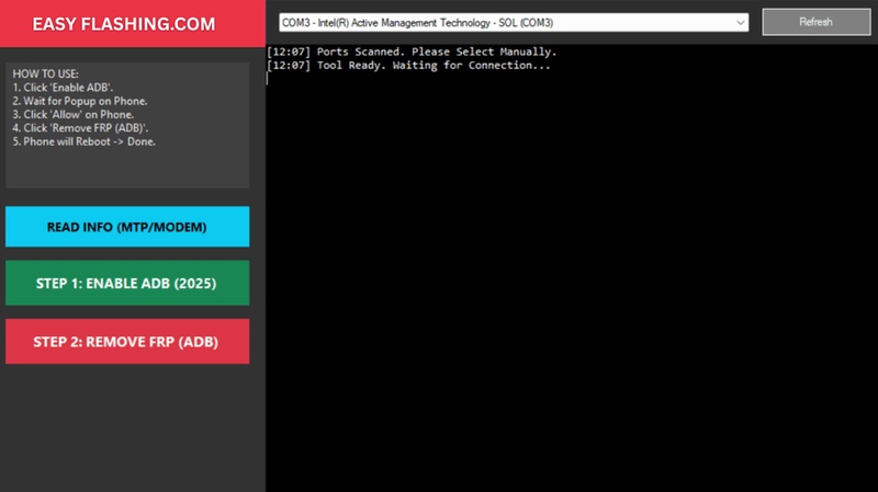 Install Usb Drivers and Clear Frp