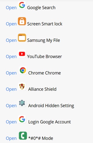Opening Hidden Menu from Guide