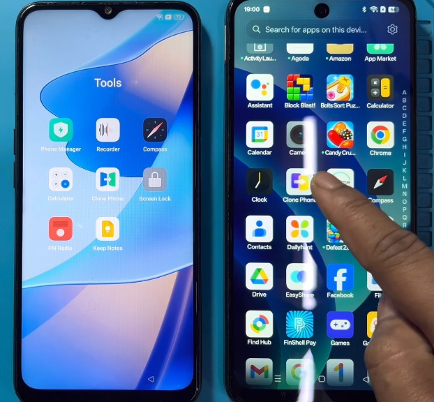 Pairing Two Phones for Cloning