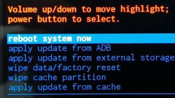Reboot Then Sign into Google Account