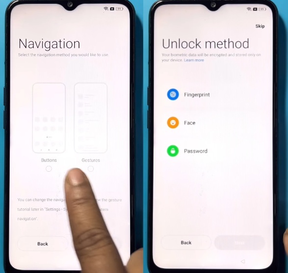 Select Buttons Then Skip Unlock Method