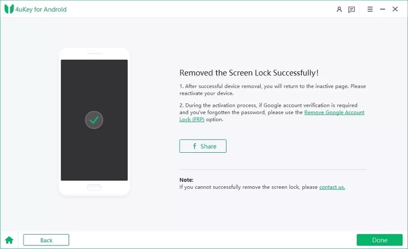 Tool Removes Lock Device Boots Unlocked