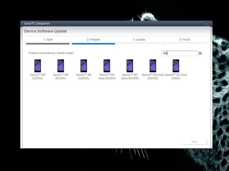 Turn Off Sony Xperia After Selection