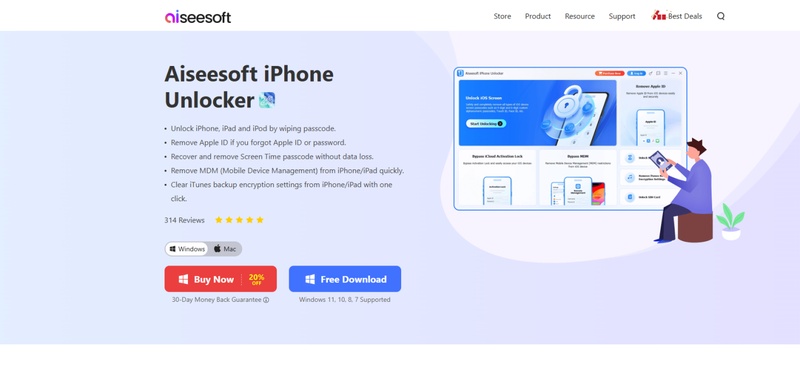 Aiseesoft iPhone Unlocker