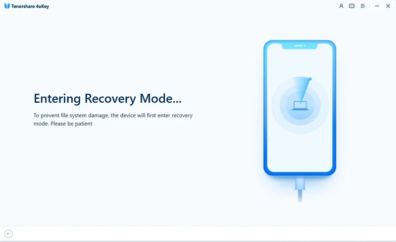 Automatically Places Iphone in Recovery Mode