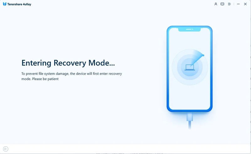 Connect Idevice Via Usb Then Enter Recovery Mode 2