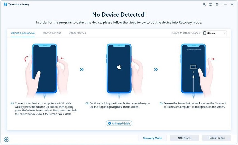 Connecter l'iPhone à l'ordinateur