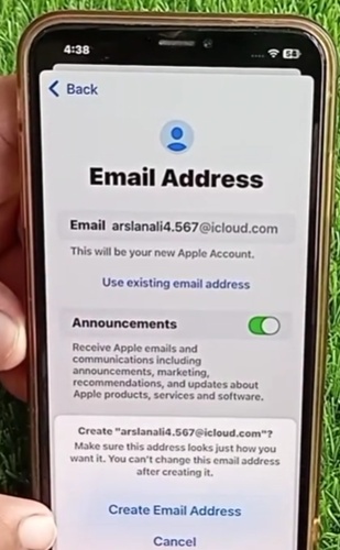 iCloud E-Mail erstellen Schritt 2