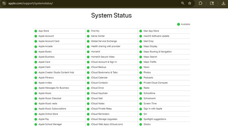 Green Circles Next to Three Settings
