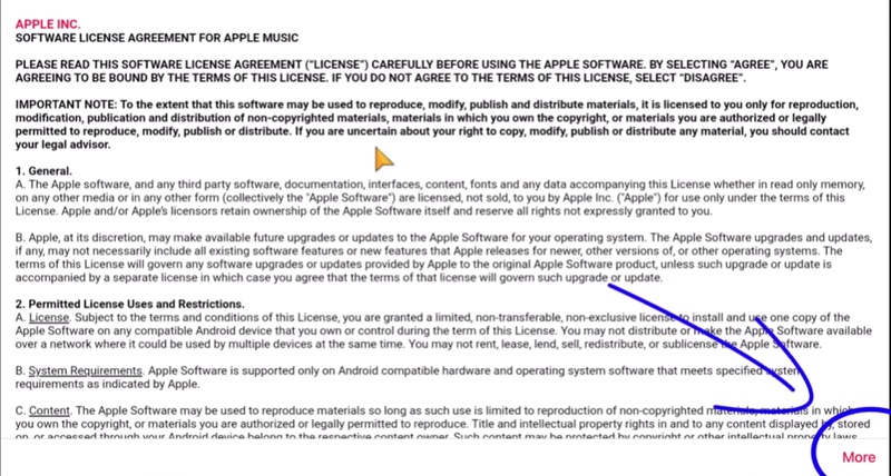 Apple Music Bedingungen akzeptieren