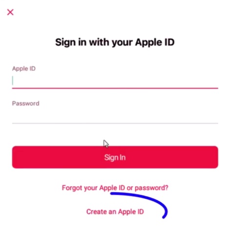 Apple ID erstellen Schritt 2