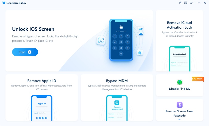 Tenorshare 4ukey Iphone Unlocker