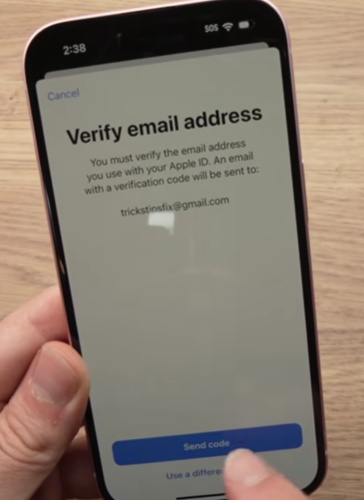 Apple Account bestätigen