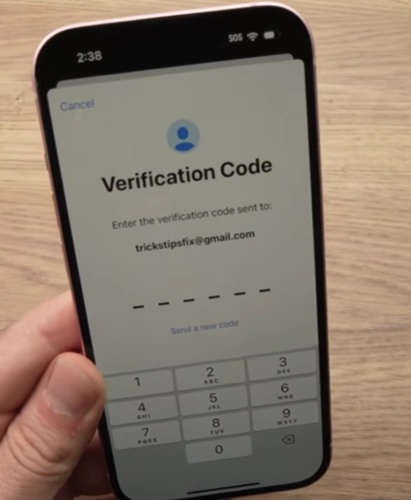 Code eingeben