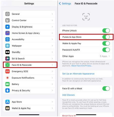 how to download apps without apple id with face id