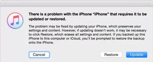 itunes restore