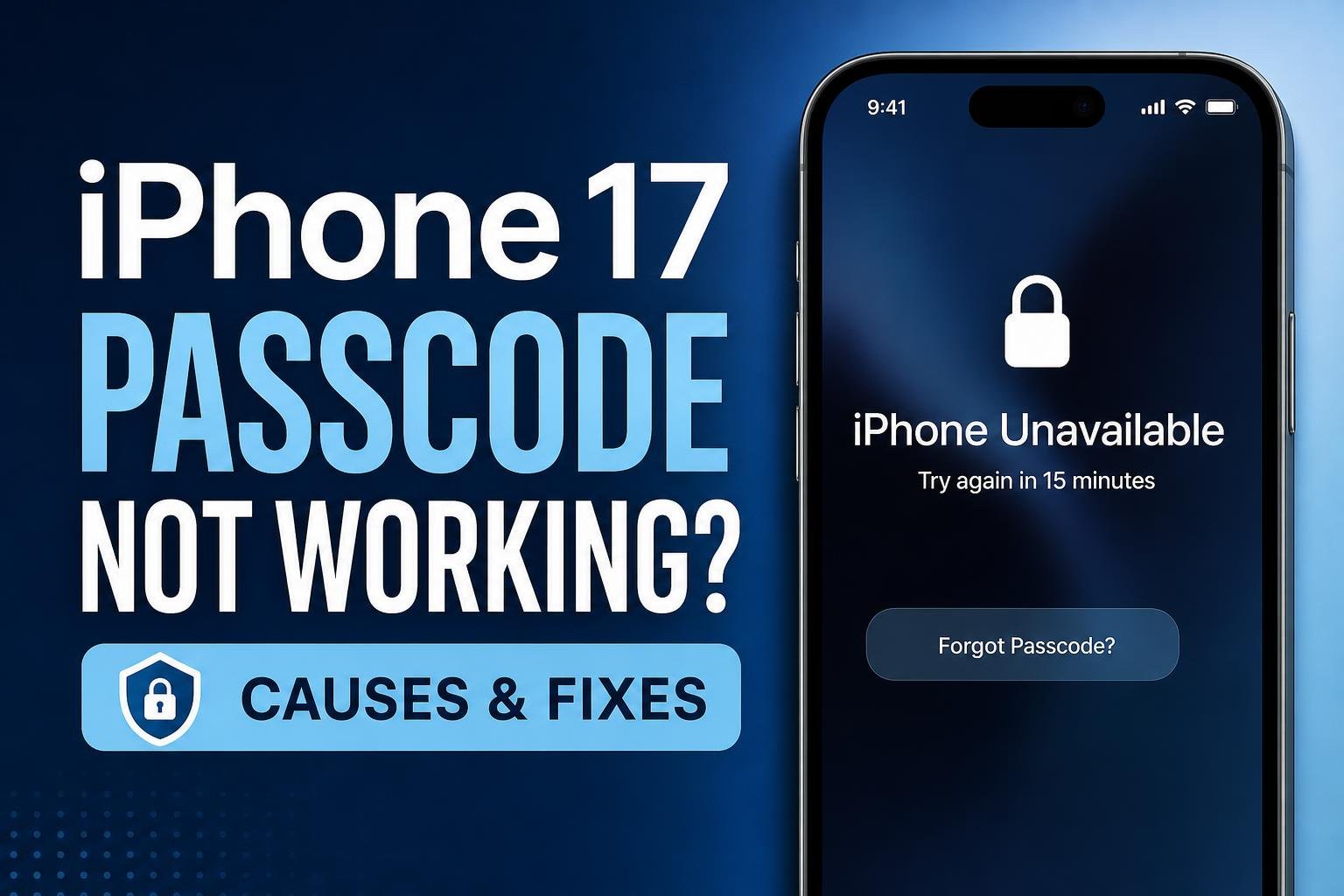 Why Is My iPhone 17 Passcode Not Working?
